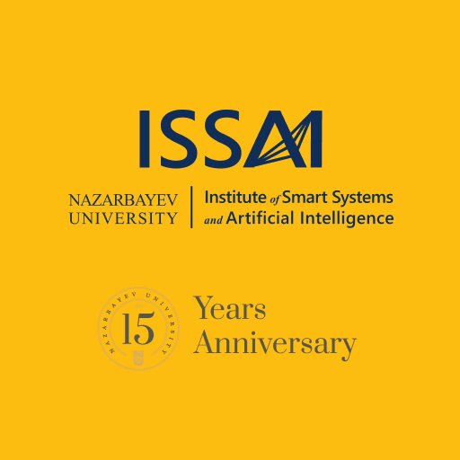 Institute of Smart Systems and Artificial Intelligence. Nazarbayev University Logo