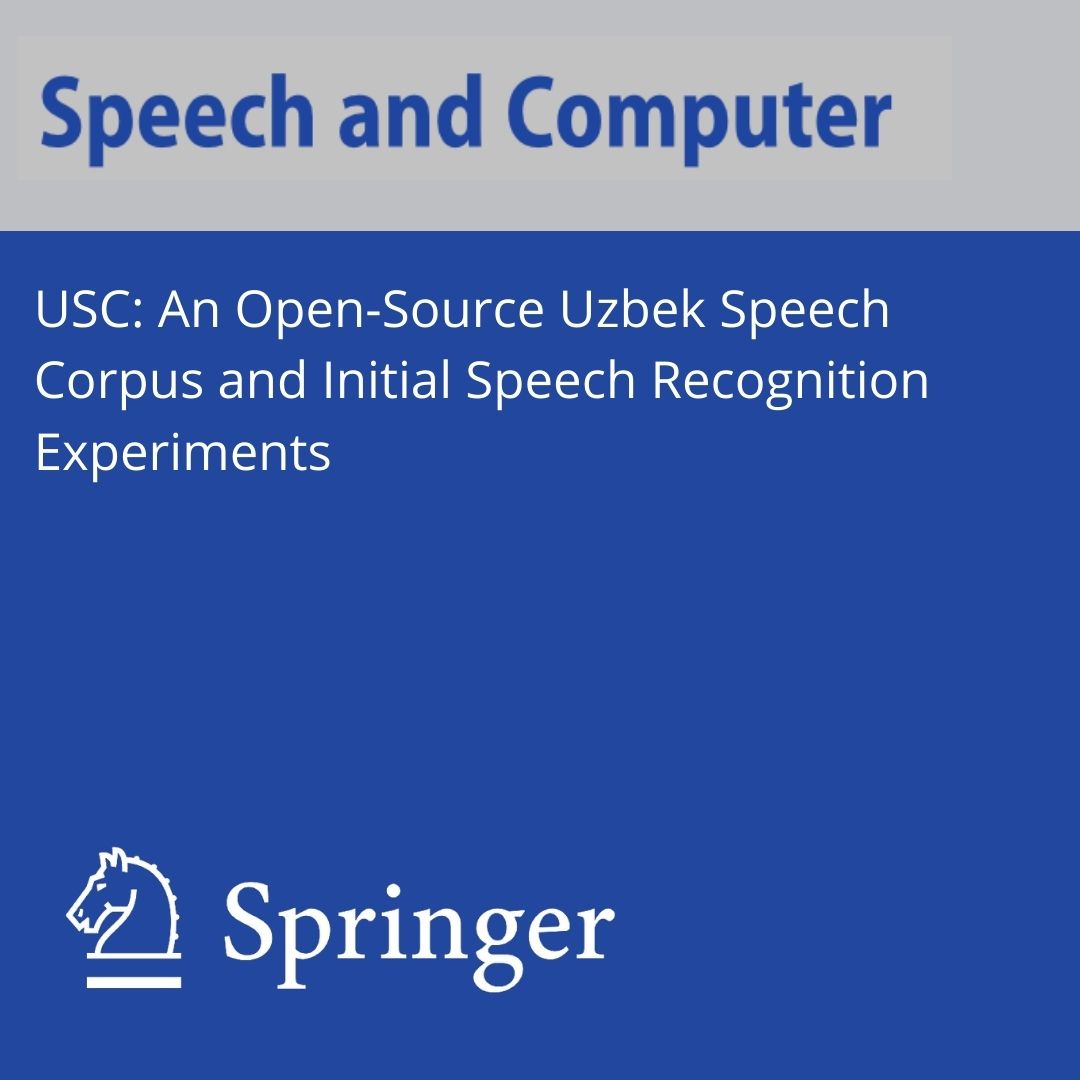 USC: An Open-Source Uzbek Speech Corpus and Initial Speech Recognition Experiments