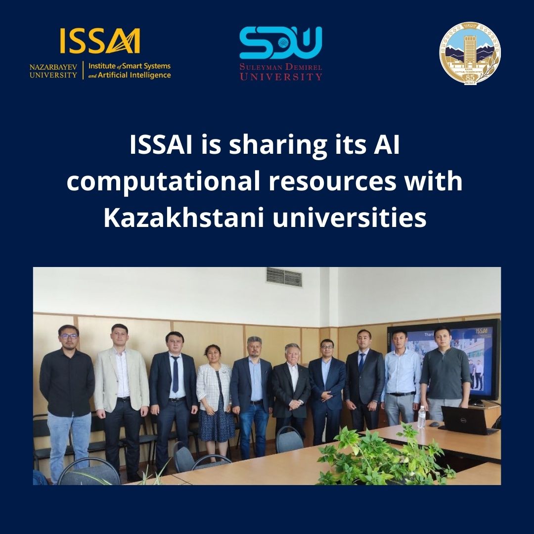 ISSAI is sharing its AI computational resources with Kazakhstani universities