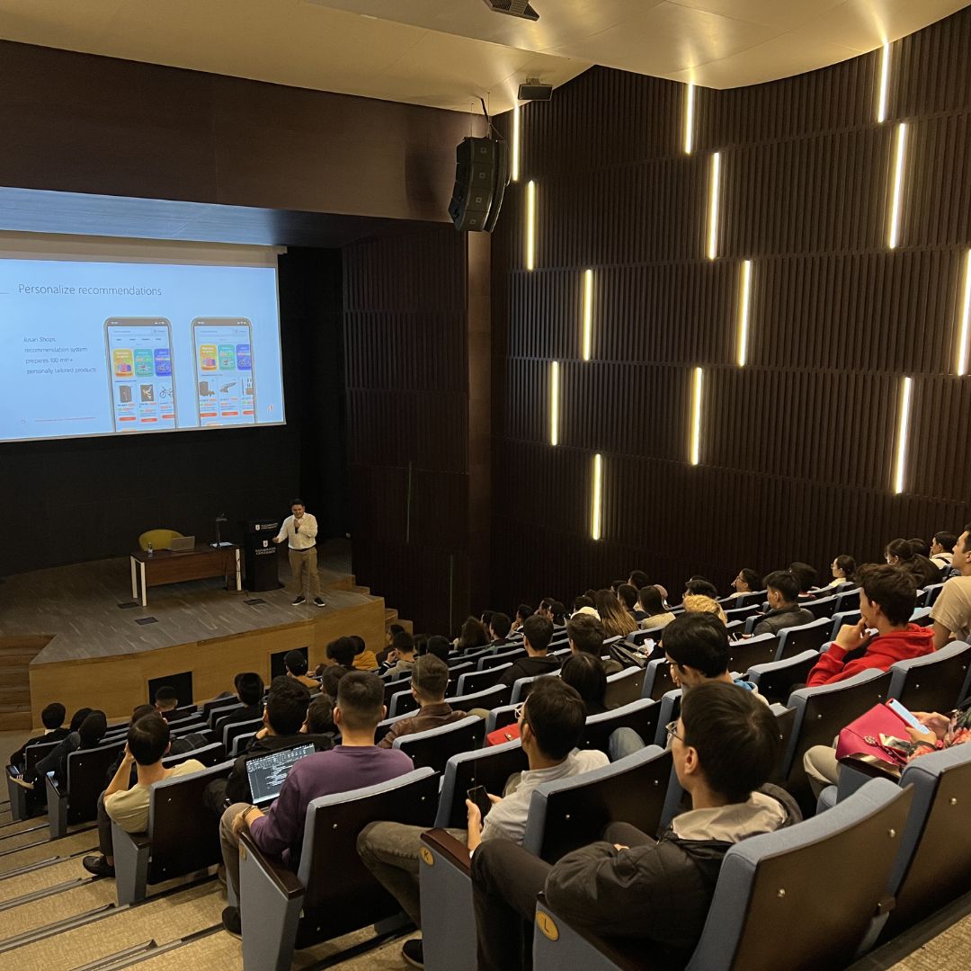 A guest lecture by the Head of the Data Analytics and Machine Learning Department of Jusan Bank