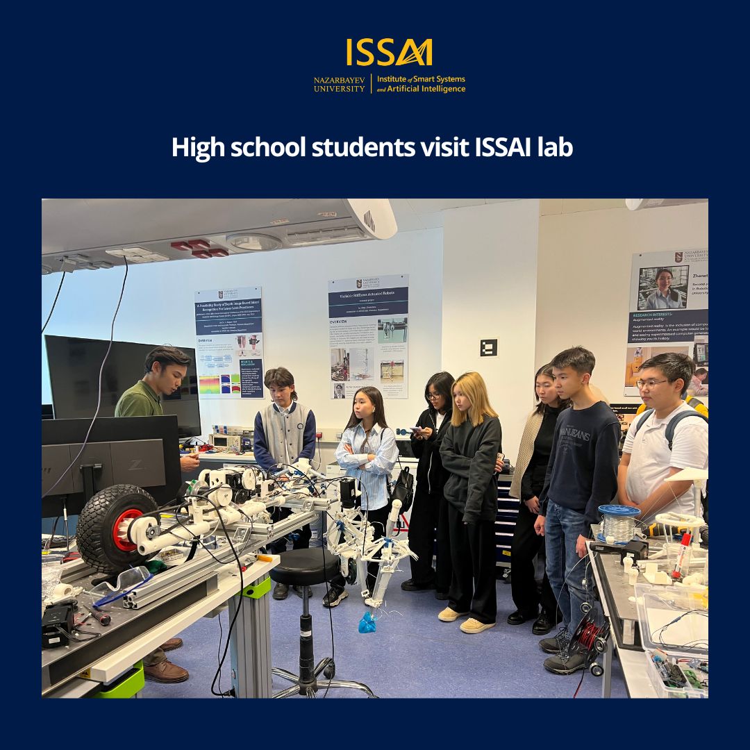High school students visit ISSAI lab