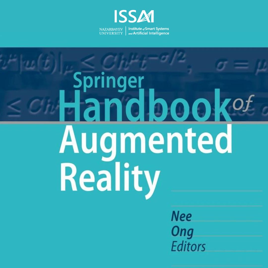 The ISSAI chapter Augmented Reality for Cognitive Impairments has been published in the Springer Handbook of Augmented Reality