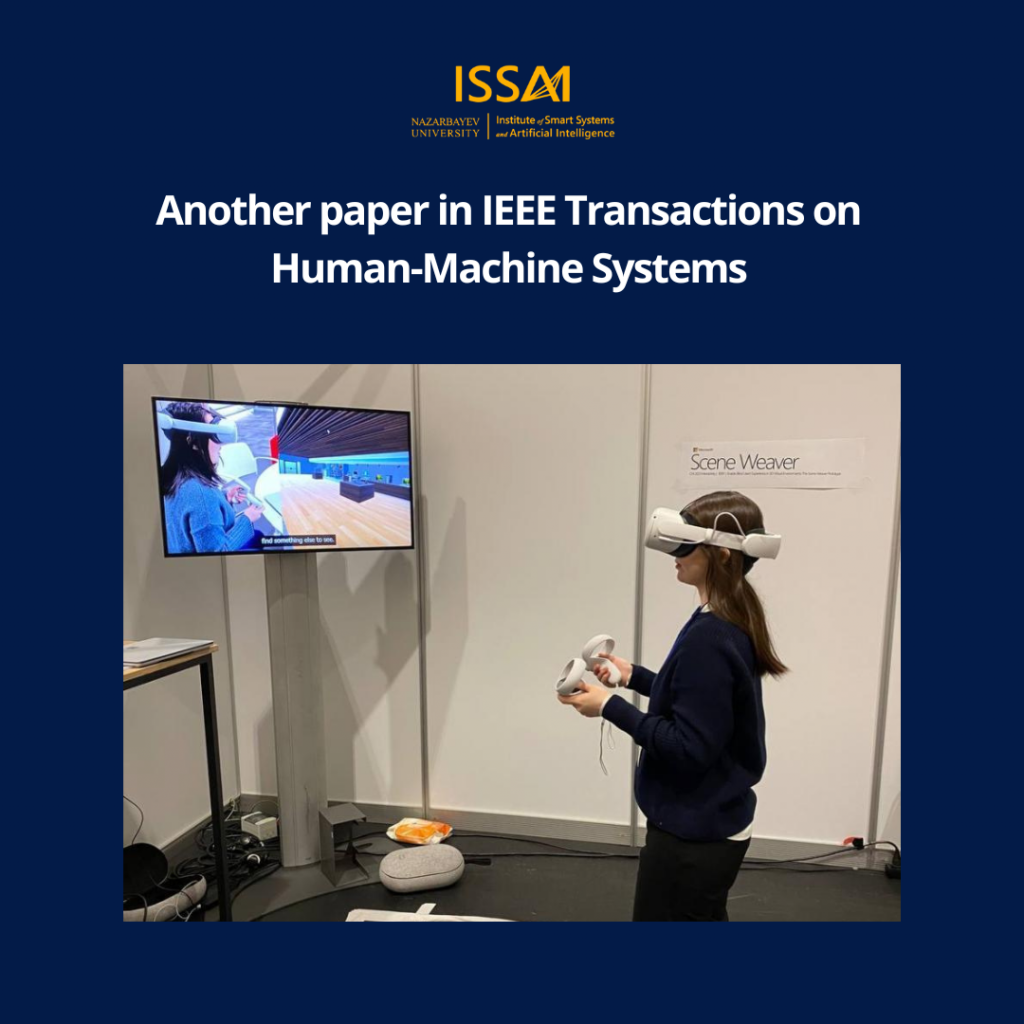 Paper on Augmented Reality-Based Human Memory Enhancement was published in IEEE Transactions on Human-Machine Systems (THMS)
