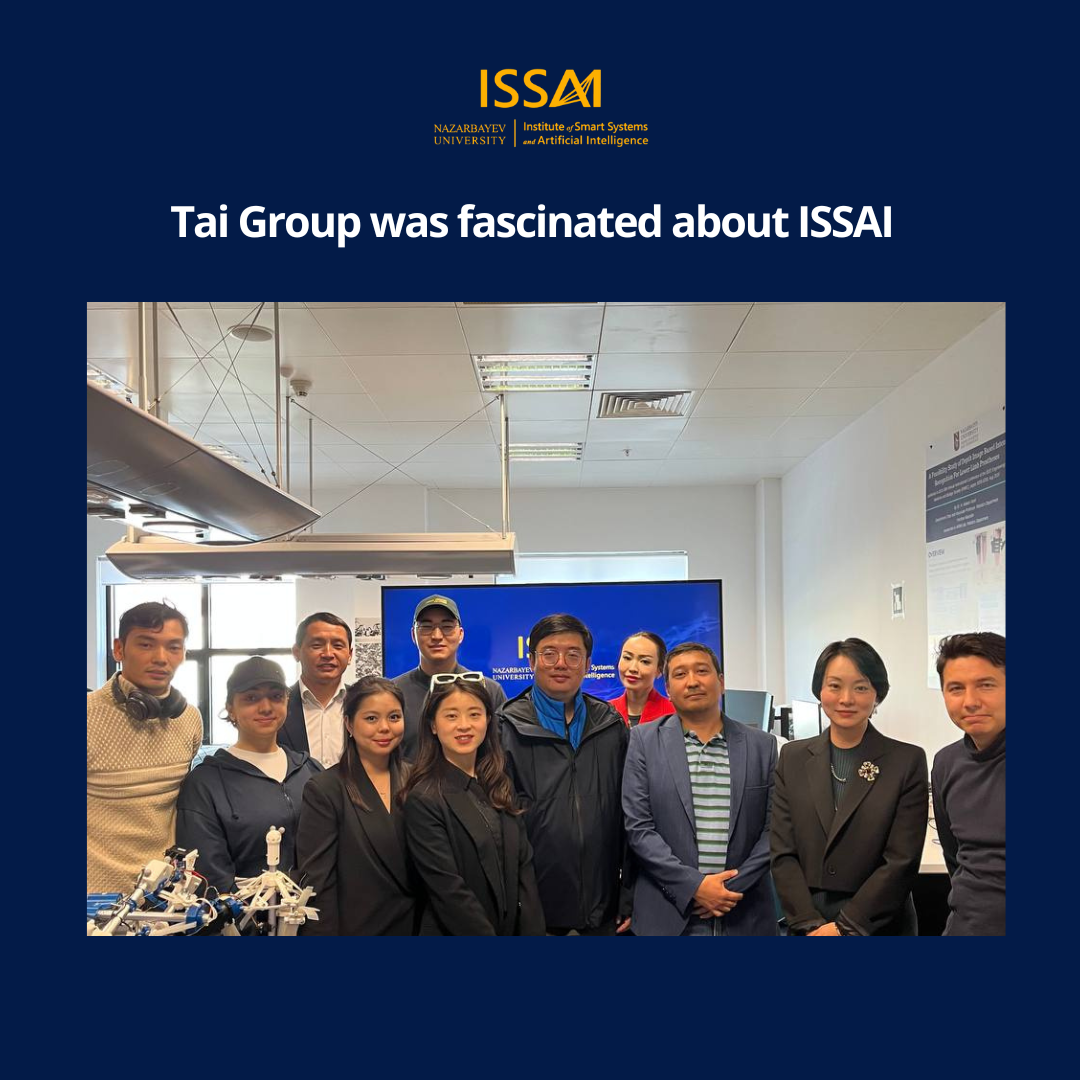 Tai group and Eurasia Blockchain eXchange paid a visit to ISSAI
