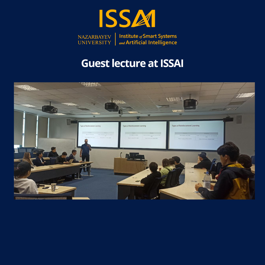 Lead Data Scientist of Asian Tech Giant Grab Gave a Guest Lecture at ISSAI