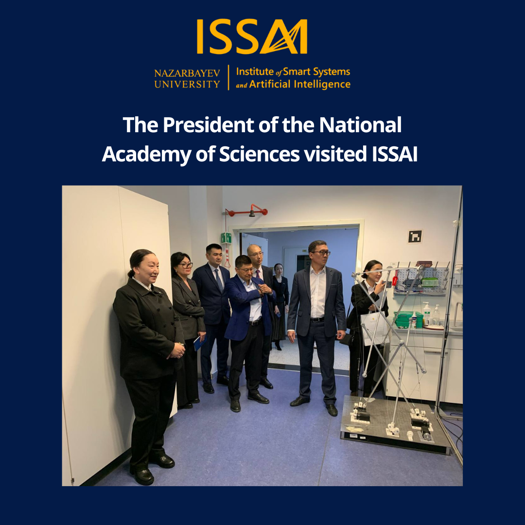 The President of the National Academy of Sciences visited ISSAI