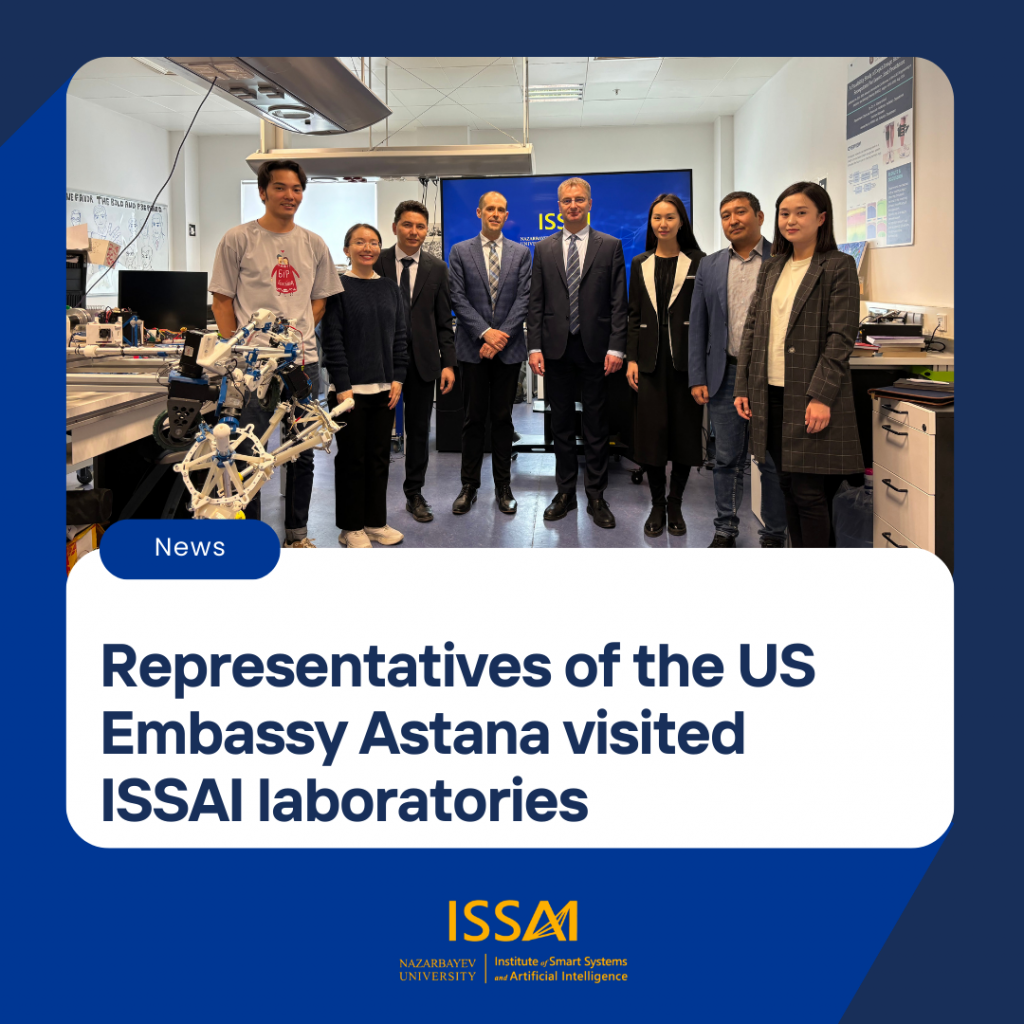 Representatives of the US Embassy Astana visited ISSAI laboratories