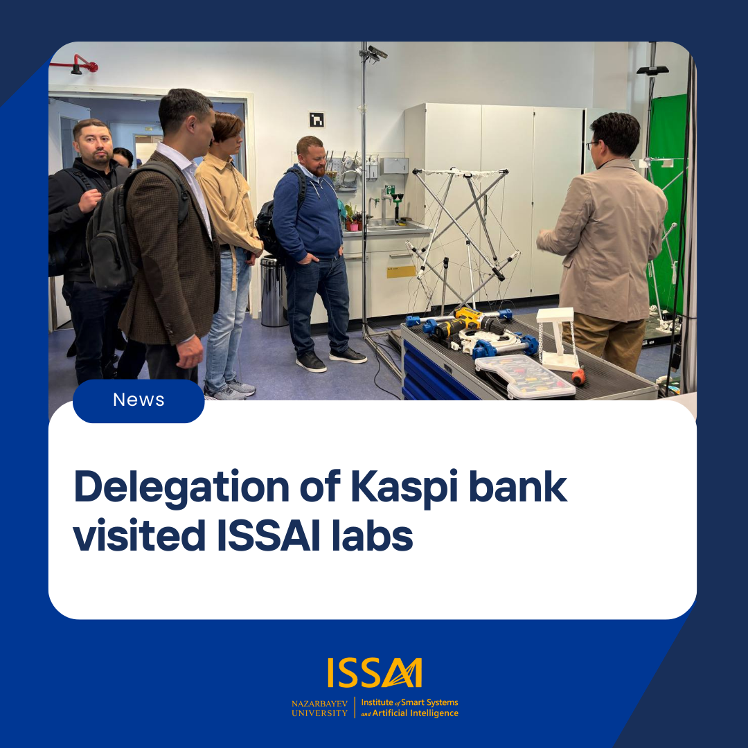 Delegation of Kaspi Bank visited ISSAI labs