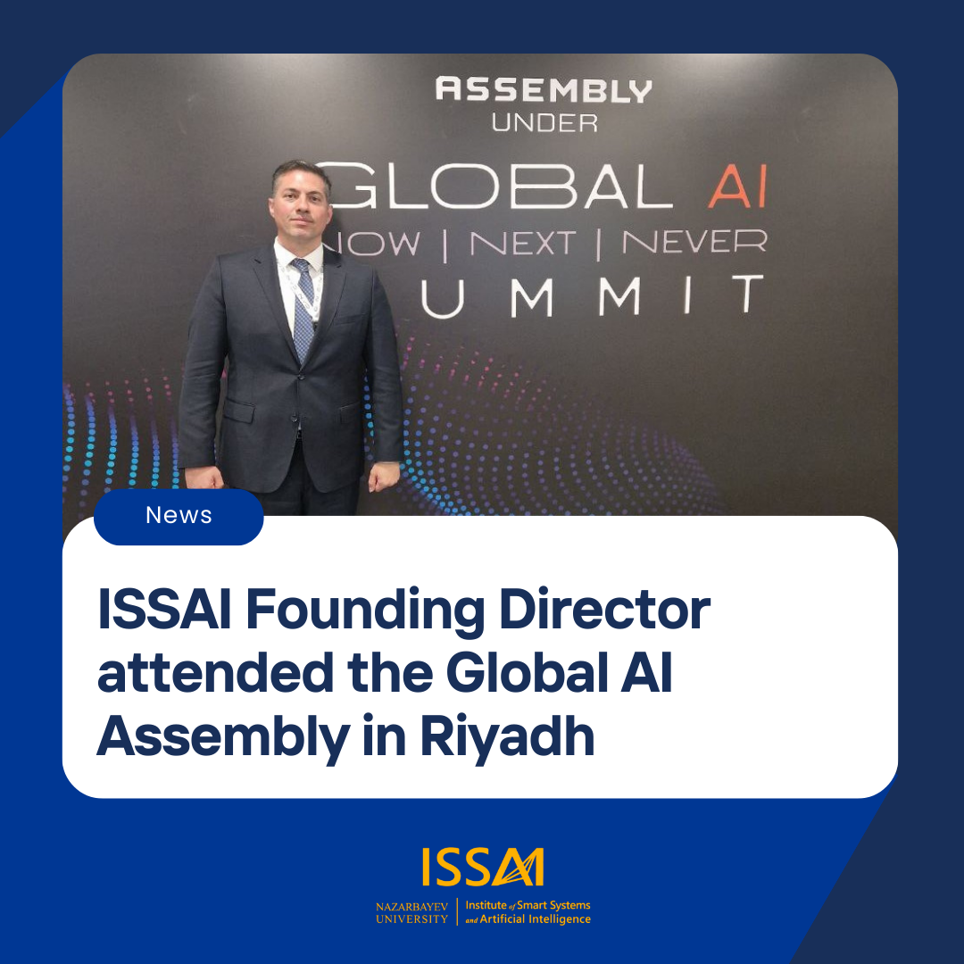 ISSAI Founding Director Dr. Atakan Varol attended the Global Artificial Intelligence Assembly in Riyadh