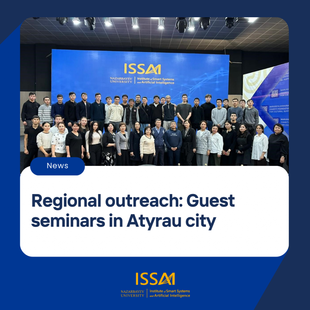 Regional outreach: Guest seminars in Atyrau city