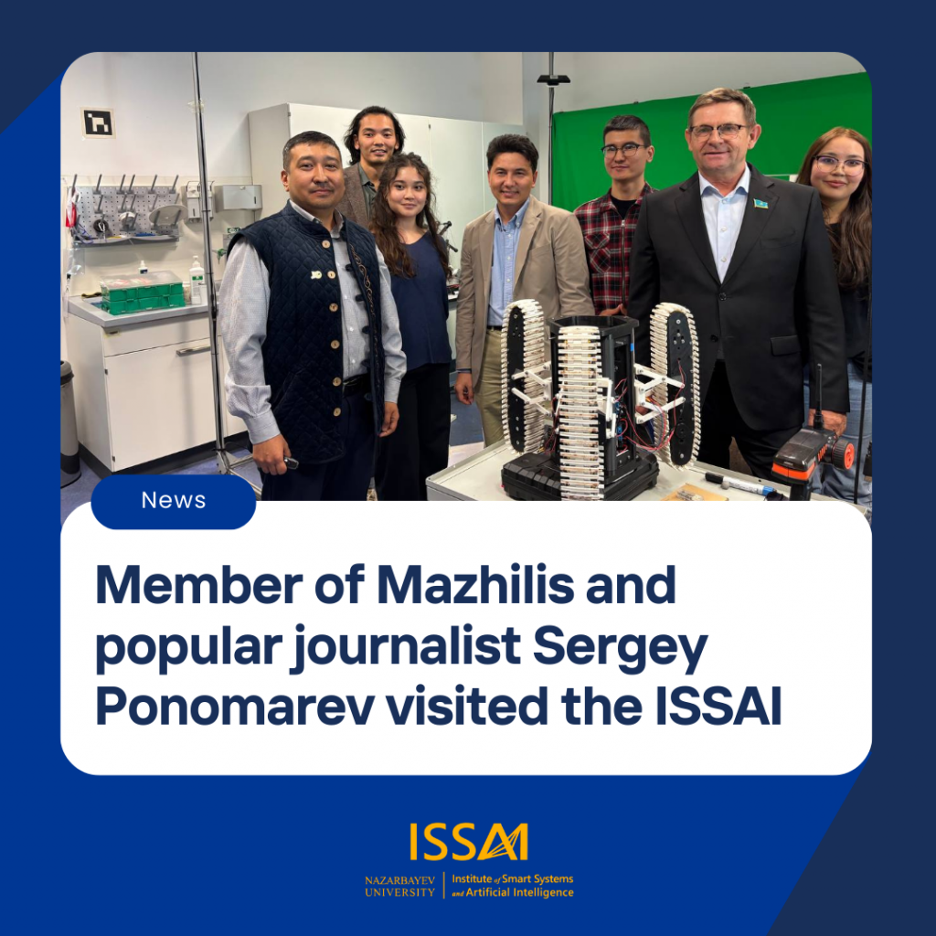 Member of Mazhilis of the Republic of Kazakhstan and popular journalist Sergey Ponomarev visited the ISSAI