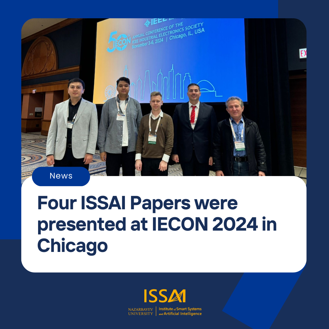 Four ISSAI Papers Were Presented at IECON 2024 in Chicago