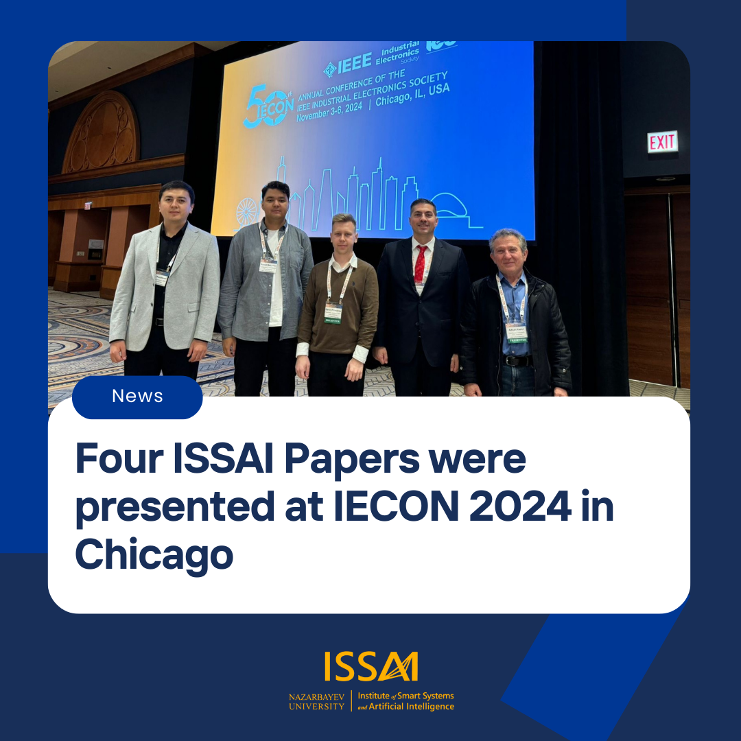 Four ISSAI Papers were presented at IECON 2024 in Chicago