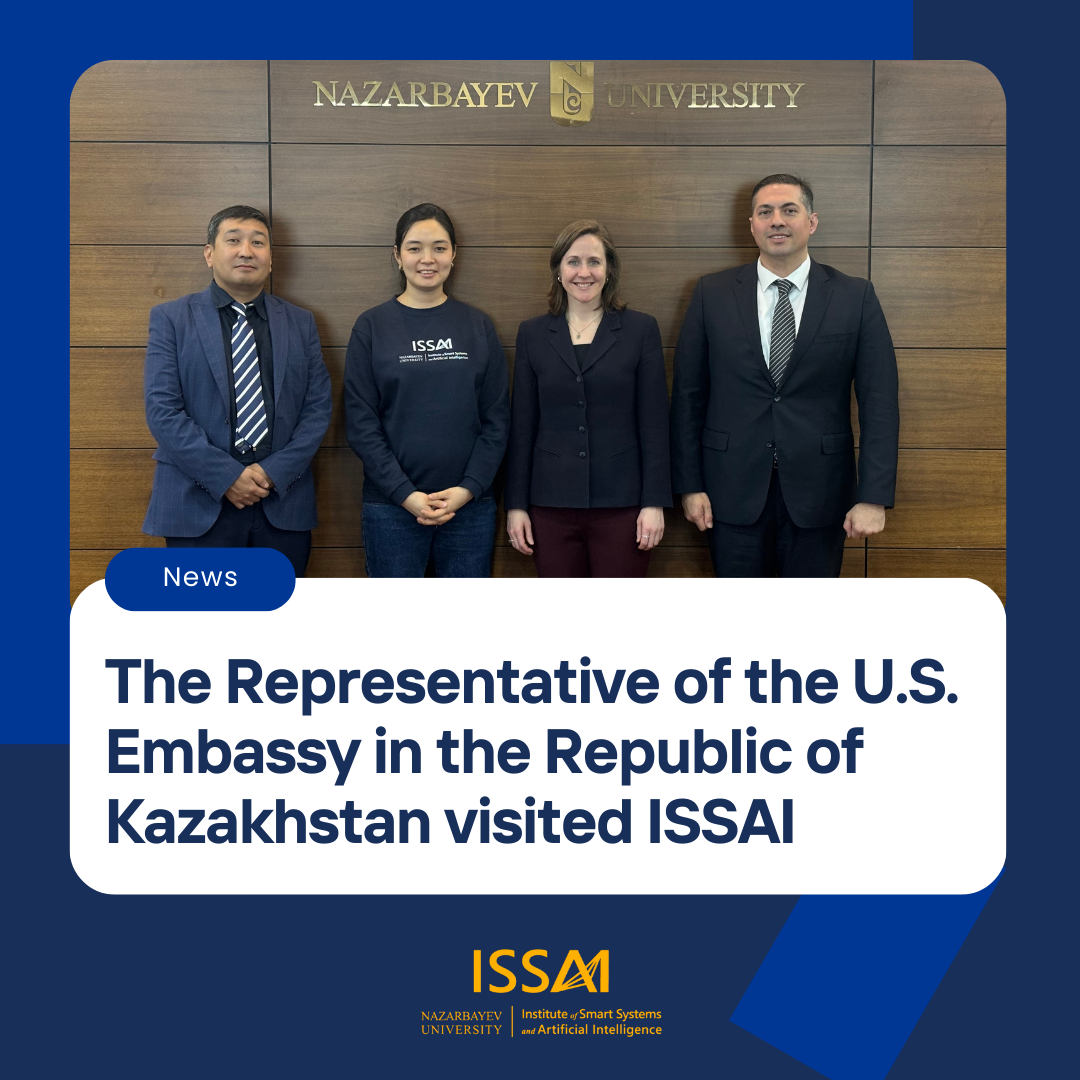 The Representative of the U.S. Embassy in the Republic of Kazakhstan visited ISSAI