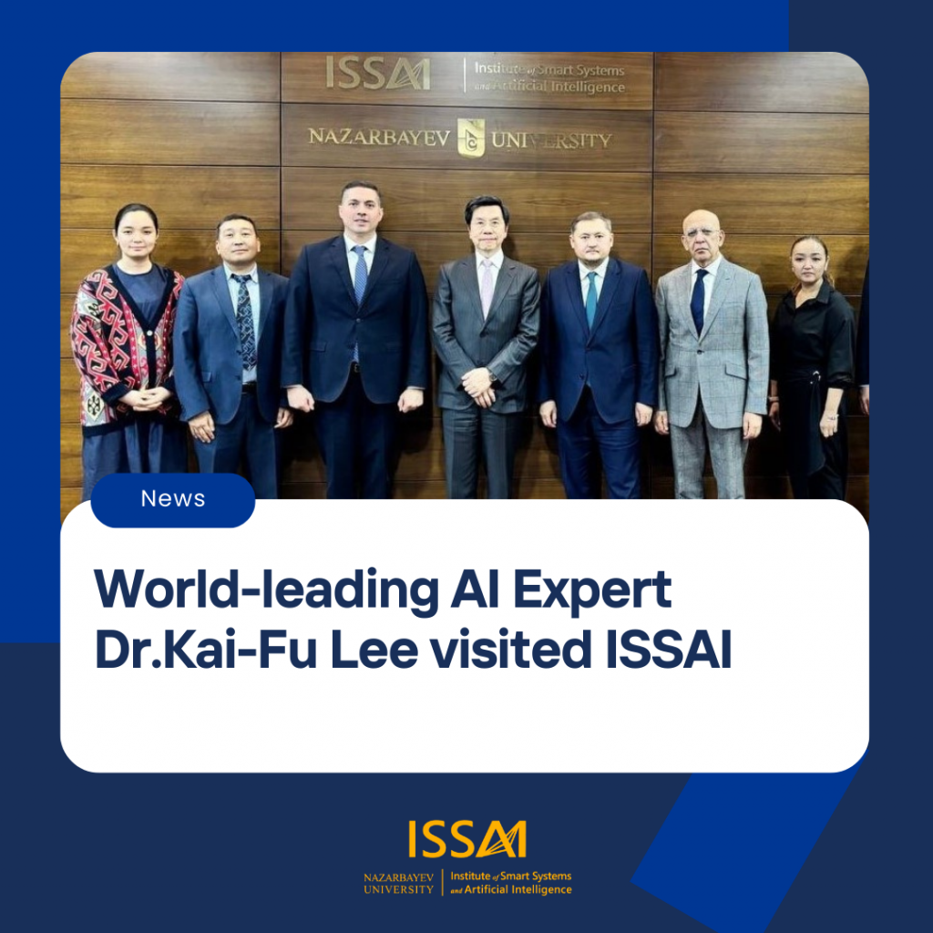 World-leading AI Expert Dr.Kai-Fu Lee visited ISSAI