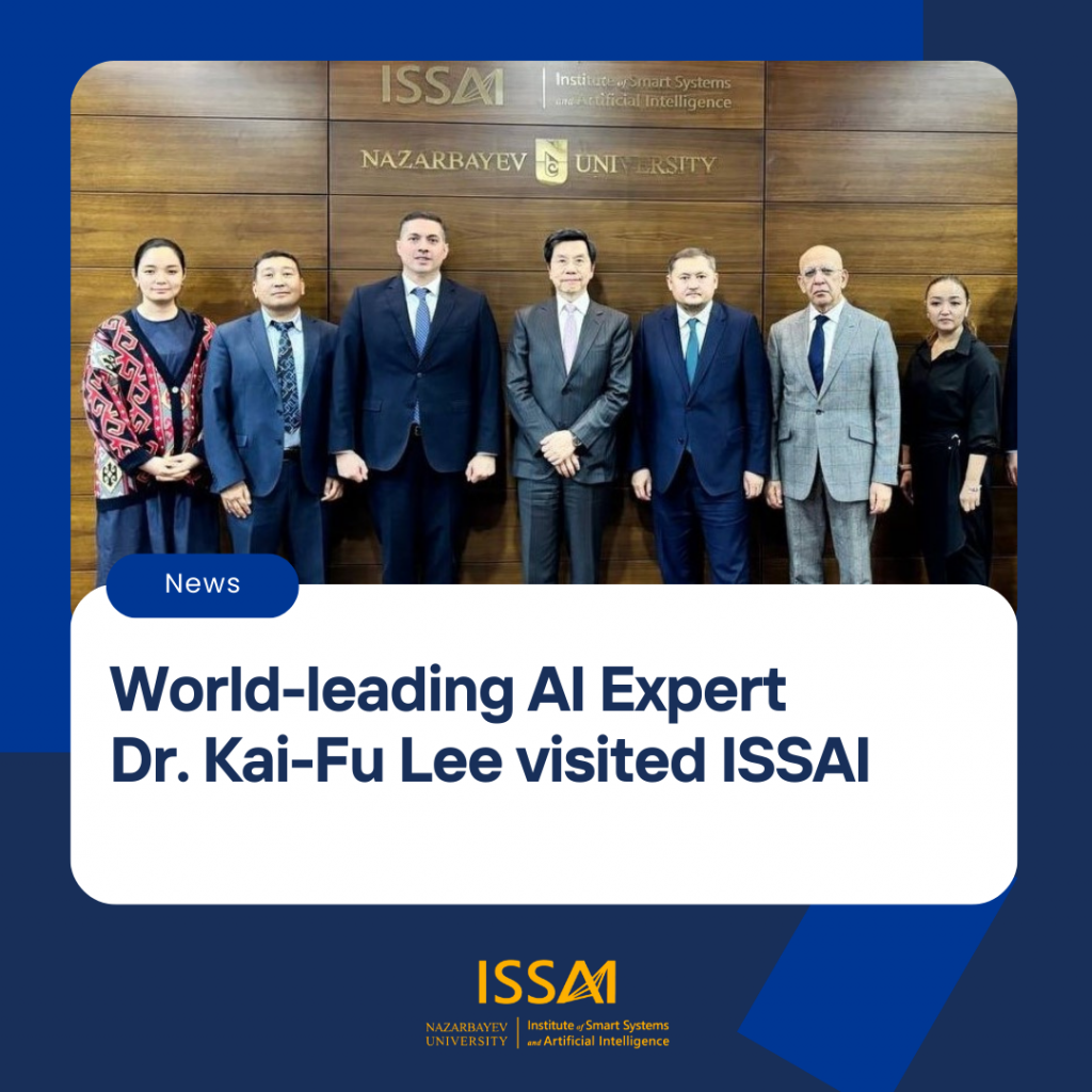 World-leading AI Expert Dr. Kai-Fu Lee visited ISSAI