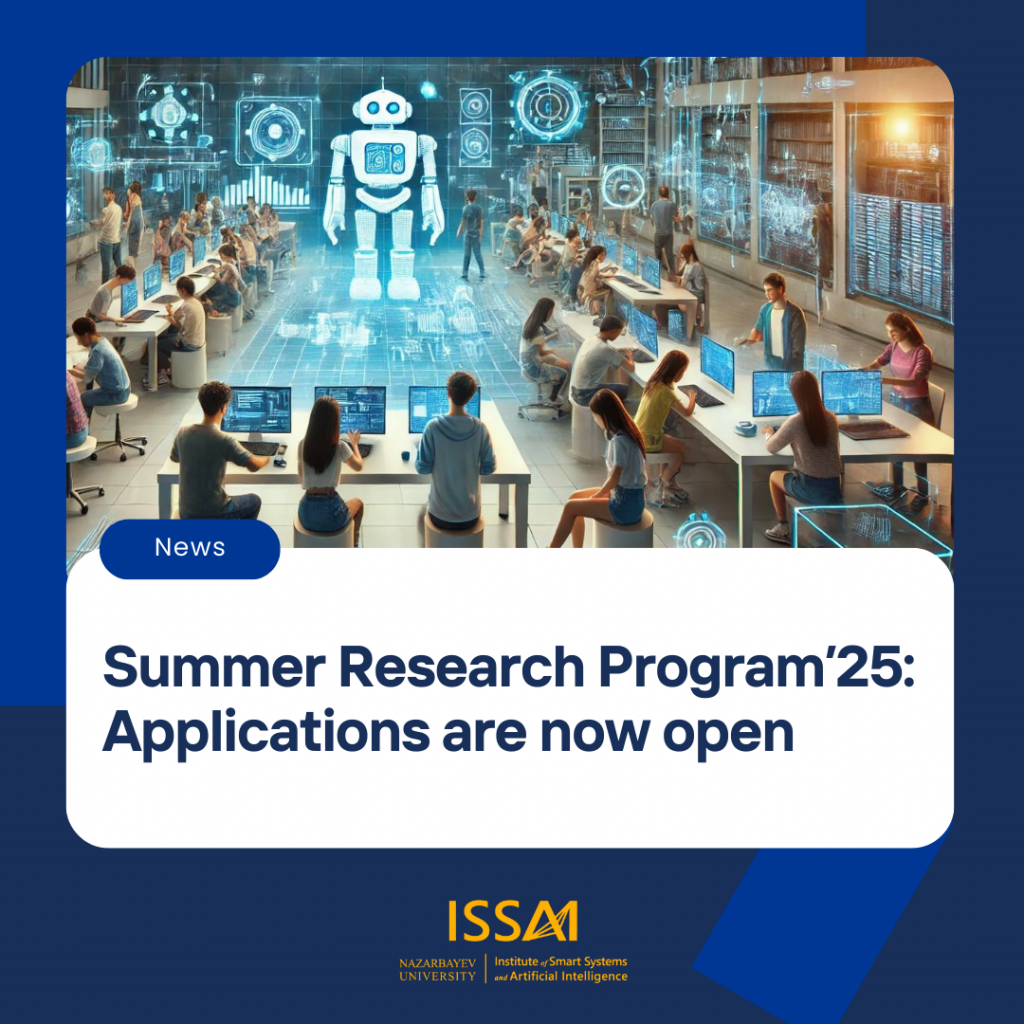 ISSAI Summer Research Program 2025: Applications are now open