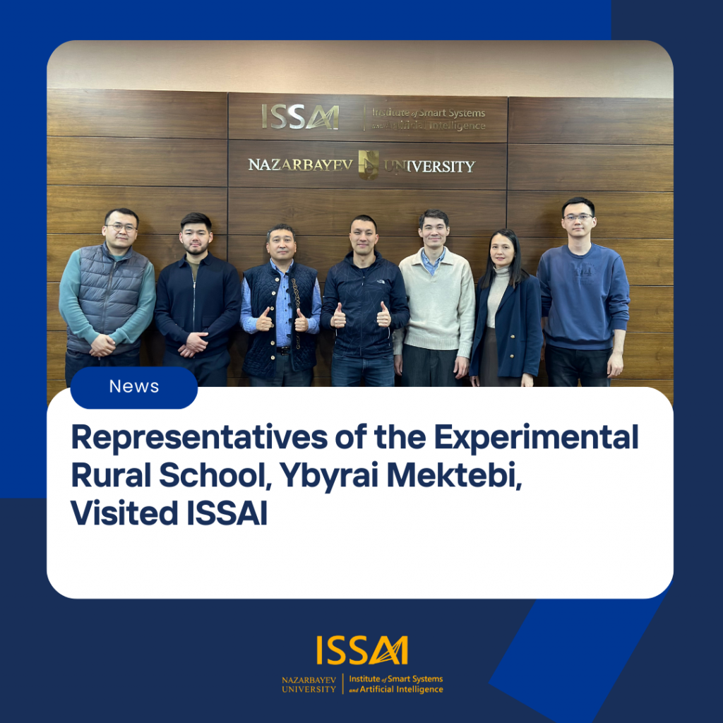 Representatives of the Experimental Rural School, Ybyrai Mektebi, Visited ISSAI