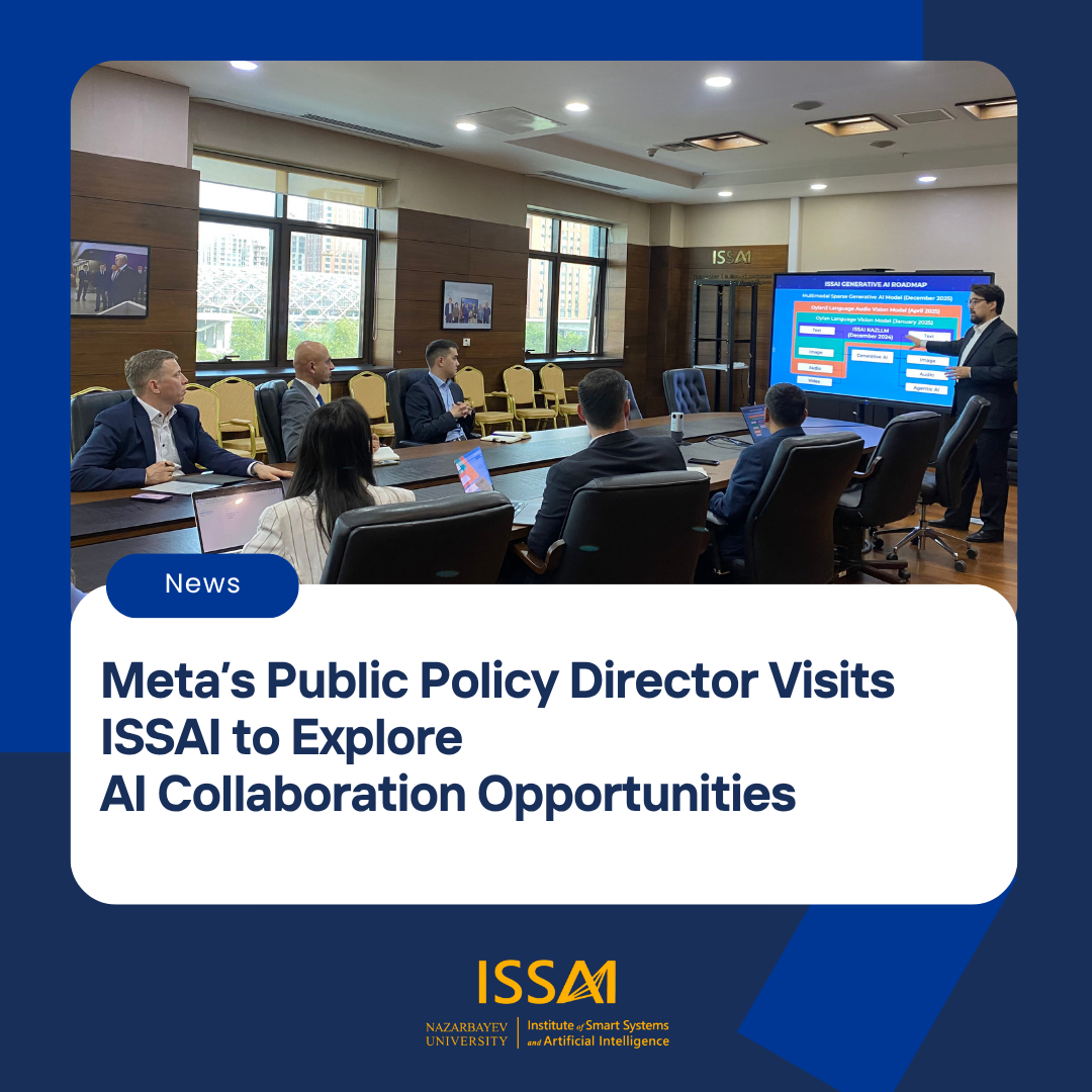 Meta’s Public Policy Director Visits ISSAI to Explore AI Collaboration Opportunities