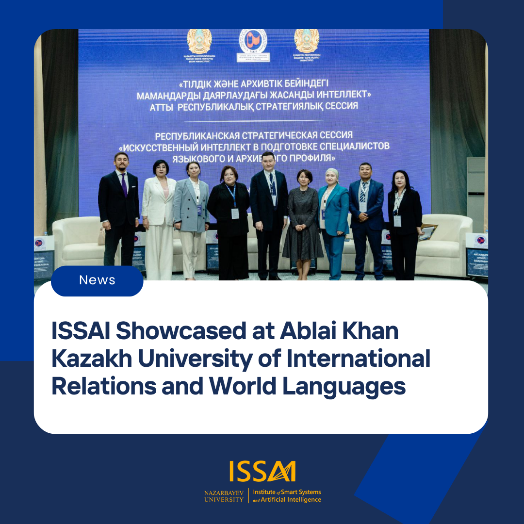 ISSAI Showcased at Ablai Khan Kazakh University of International Relations and World Languages