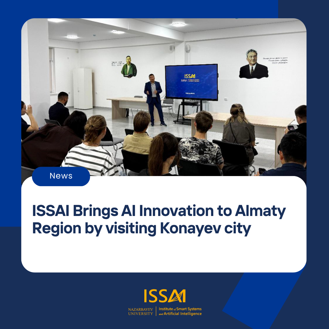 ISSAI Brings AI Innovation to Almaty Region by visiting Konayev city