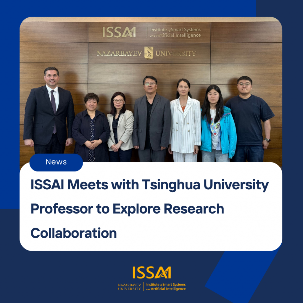 ISSAI Meets with Tsinghua University Professor to Explore Research Collaboration