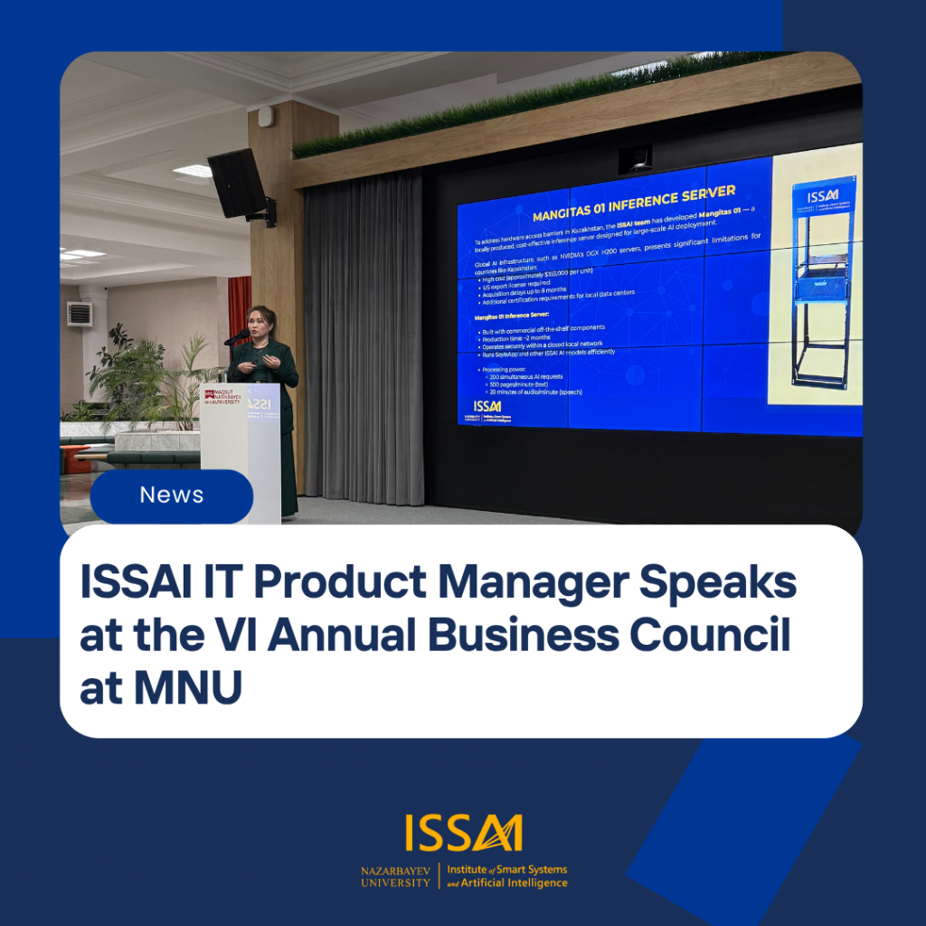 ISSAI IT Product Manager Speaks at the VI Annual Business Council at MNU