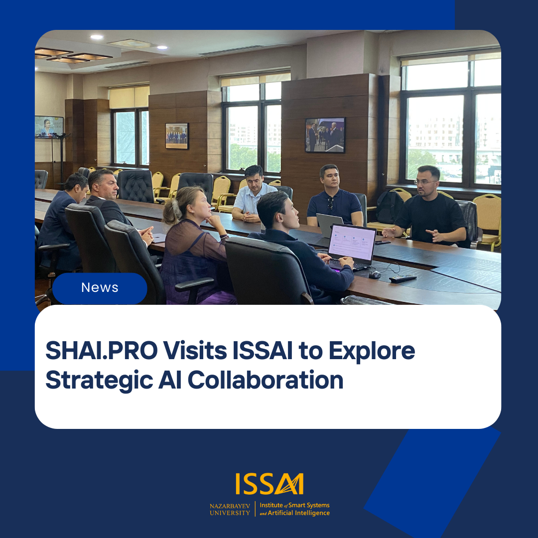 SHAI.PRO Visits ISSAI to Explore Strategic AI Collaboration