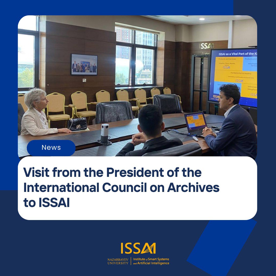 Visit from the President of the International Council on Archives to ISSAI