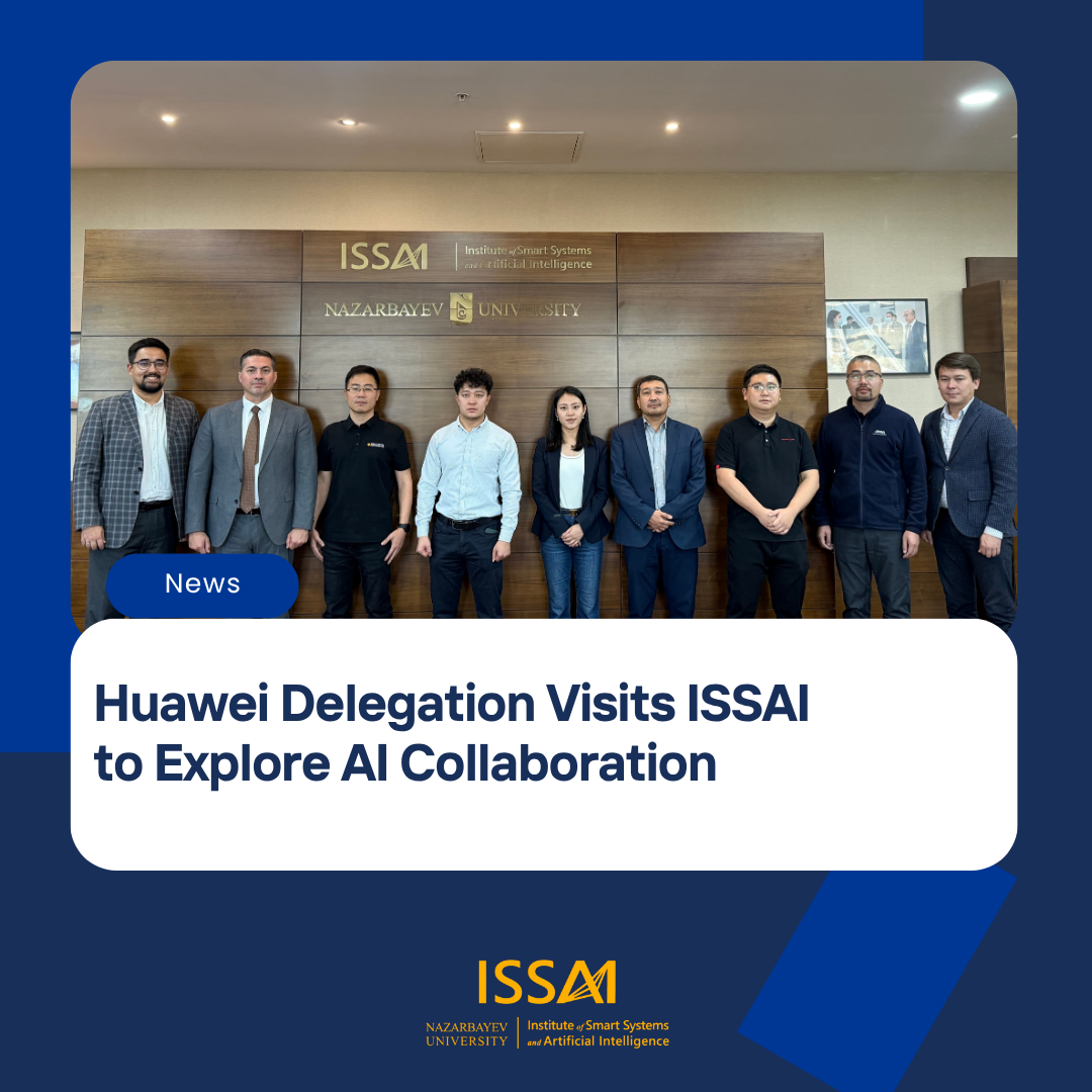 Huawei Delegation Visits ISSAI to Explore AI Collaboration