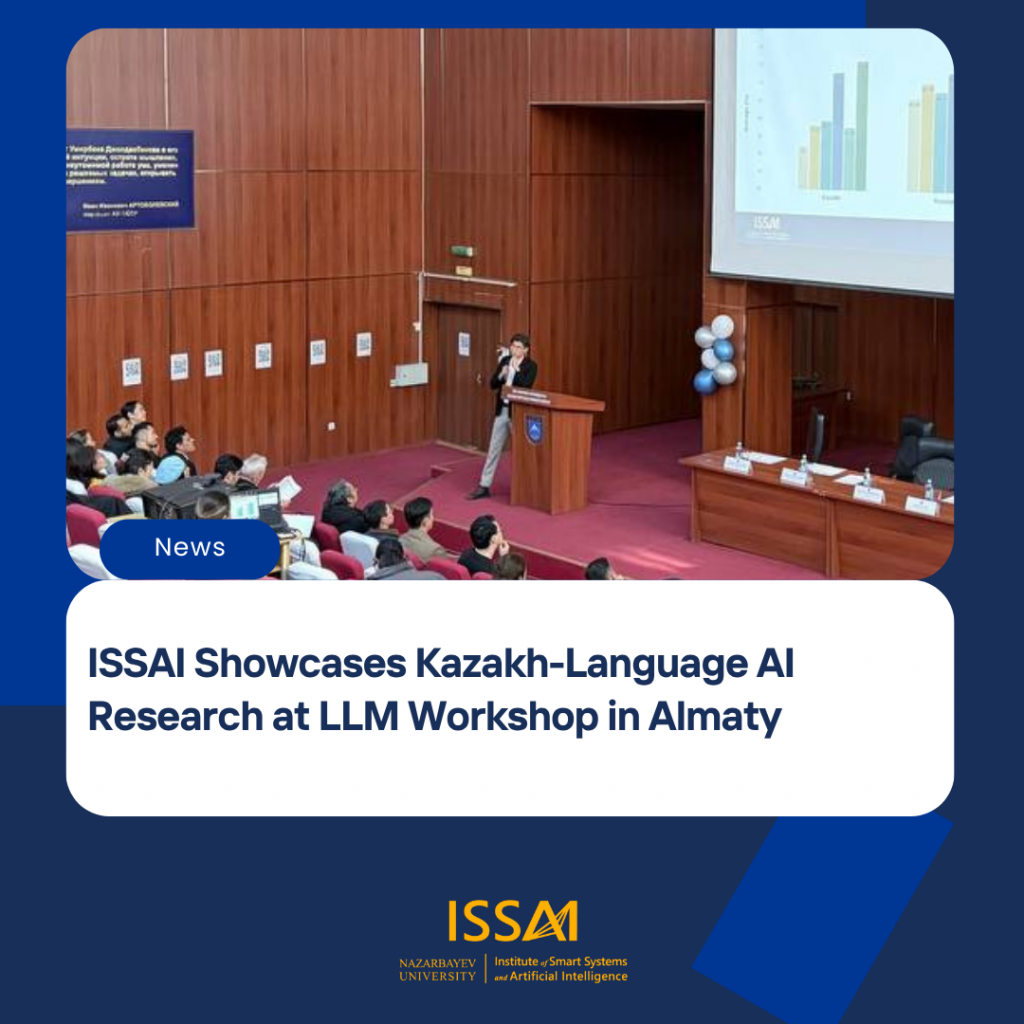ISSAI Showcases Kazakh-Language AI Research at LLM Workshop in Almaty
