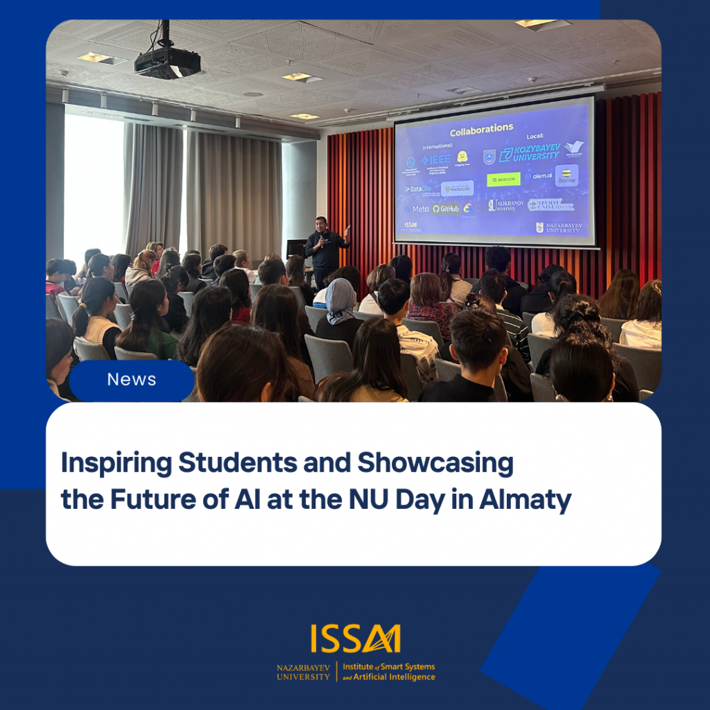 Inspiring Students and Showcasing the Future of AI at the NU Day in Almaty
