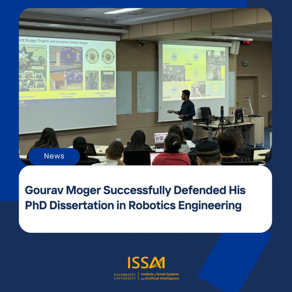 Gourav Moger Successfully Defended His PhD Dissertation in Robotics Engineering