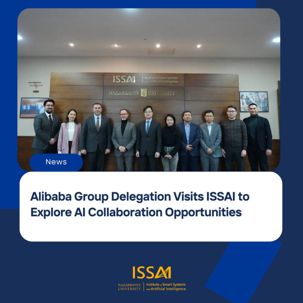Alibaba Group Delegation Visits ISSAI to Explore AI Collaboration Opportunities