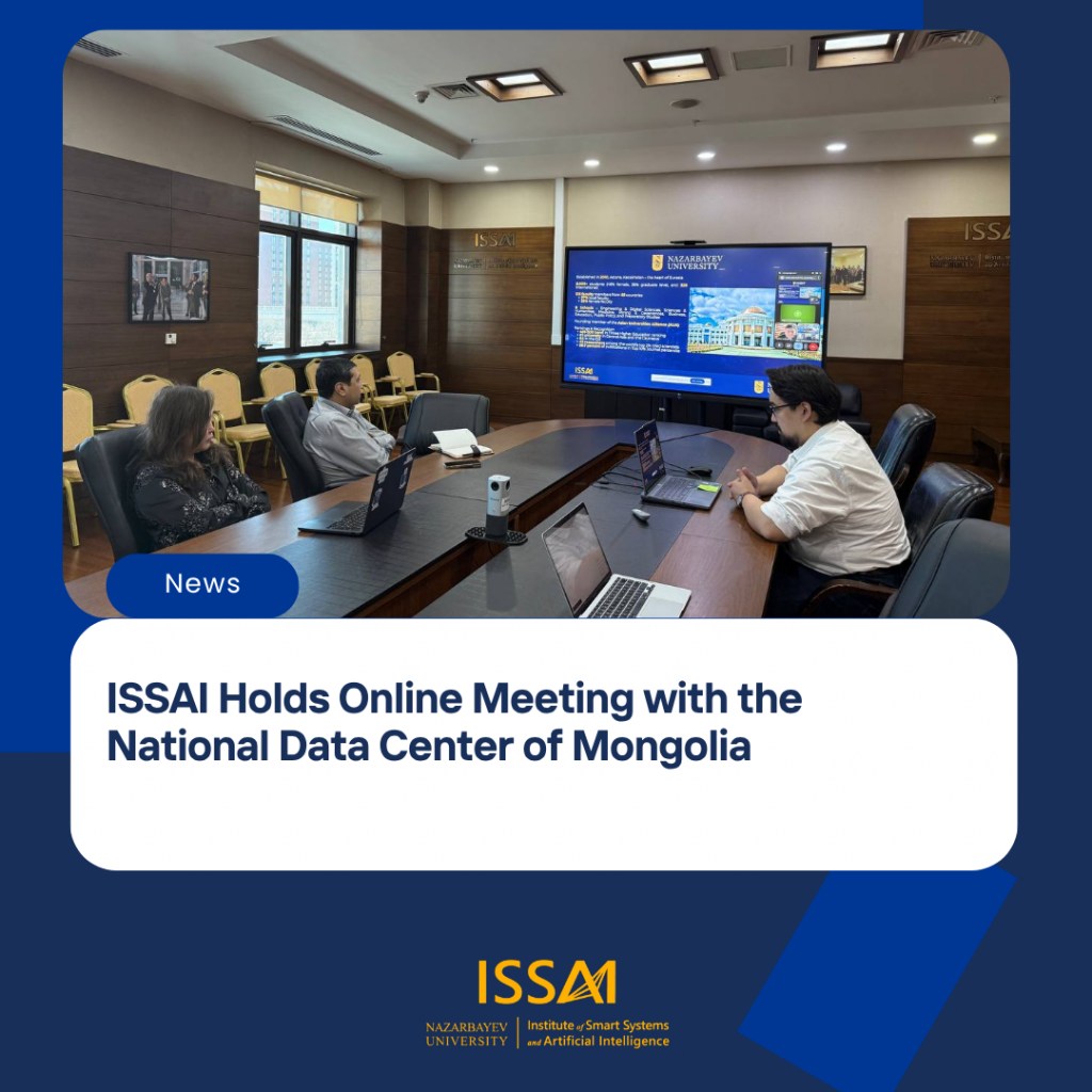 ISSAI Holds Online Meeting with the National Data Center of Mongolia