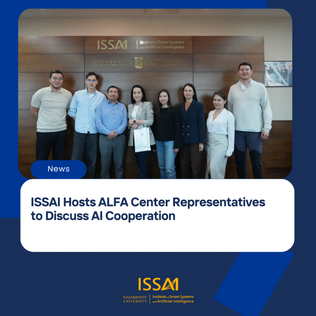 ISSAI Hosts ALFA Center Representatives to Discuss AI Cooperation
