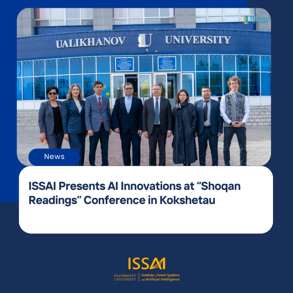 ISSAI Presents AI Innovations at “Shoqan Readings” Conference in Kokshetau