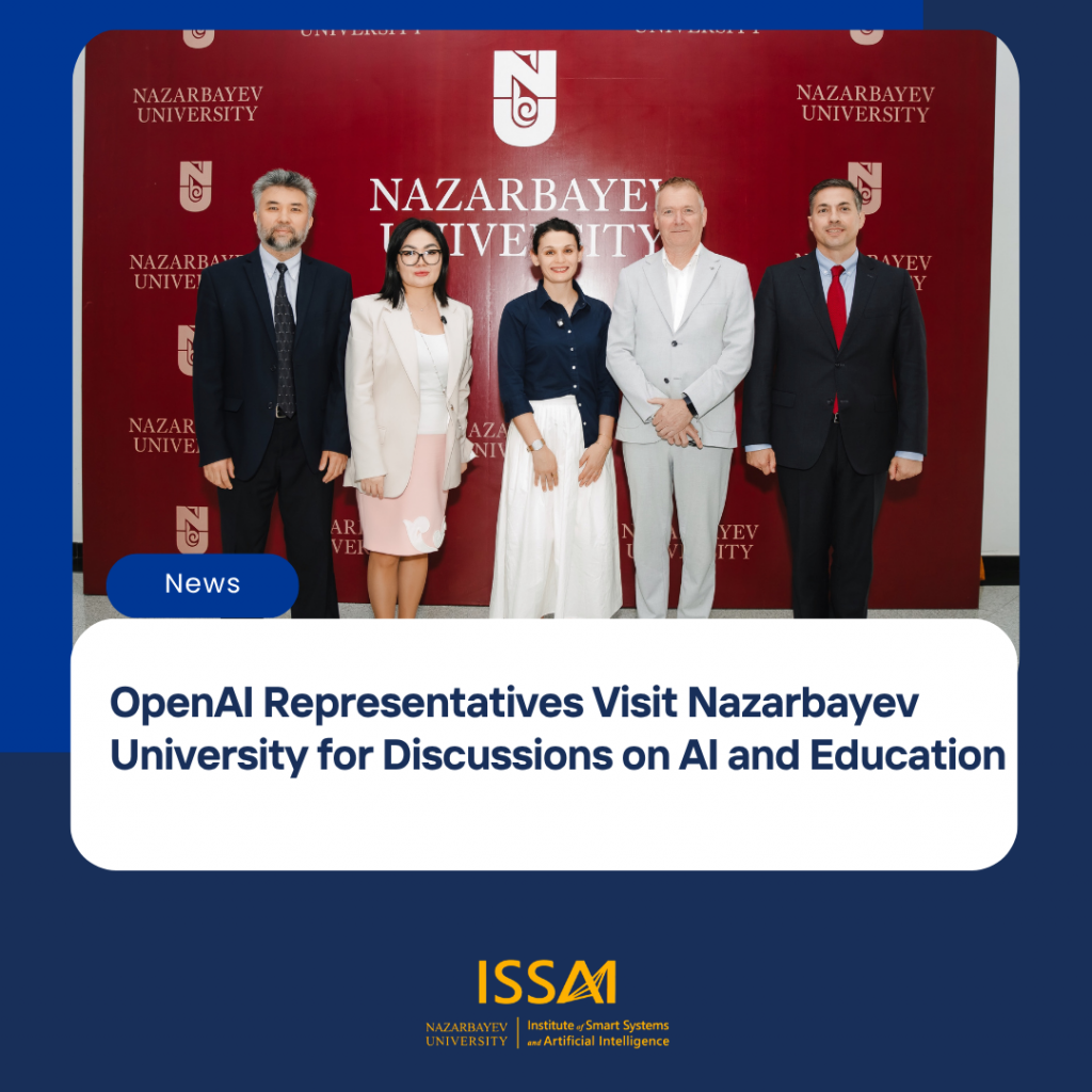 OpenAI Representatives Visit Nazarbayev University for Discussions on AI and Education