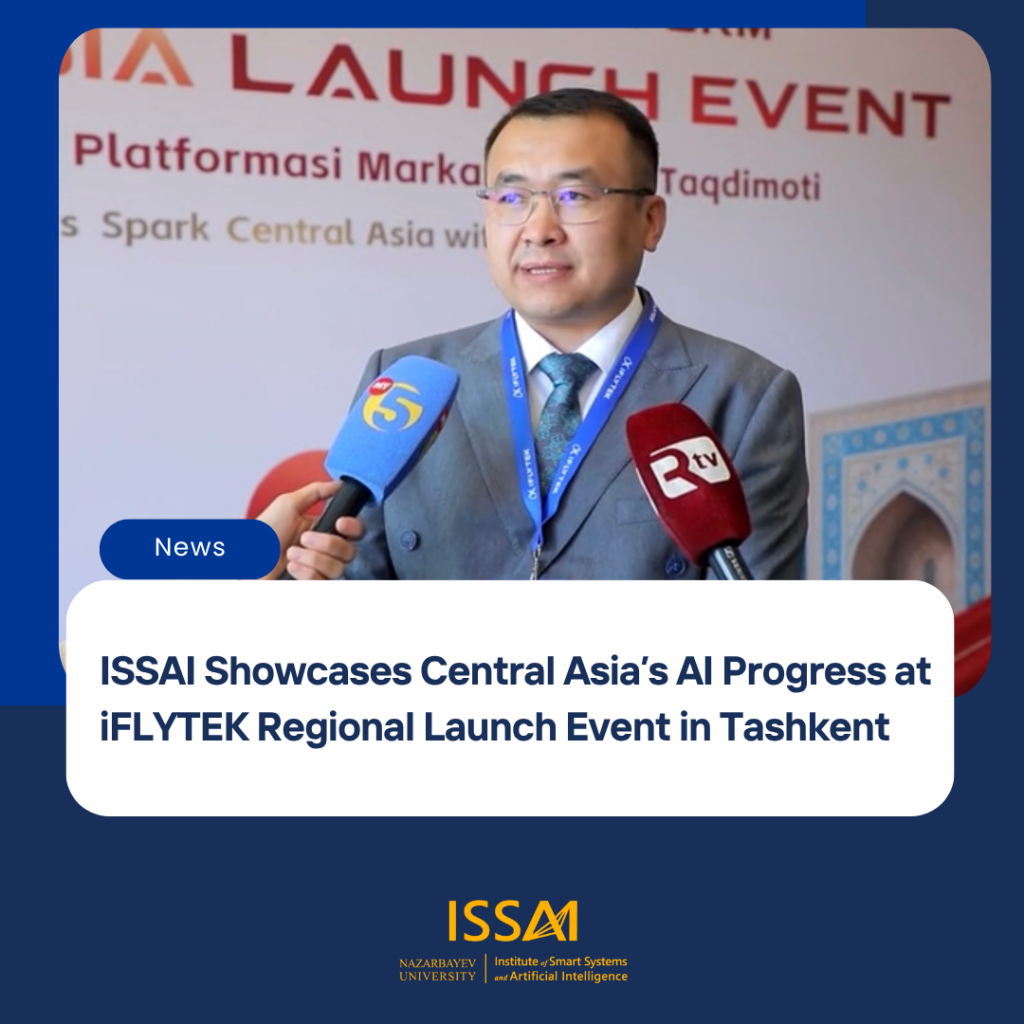 ISSAI Showcases Central Asia’s AI Progress at iFLYTEK Regional Launch Event in Tashkent