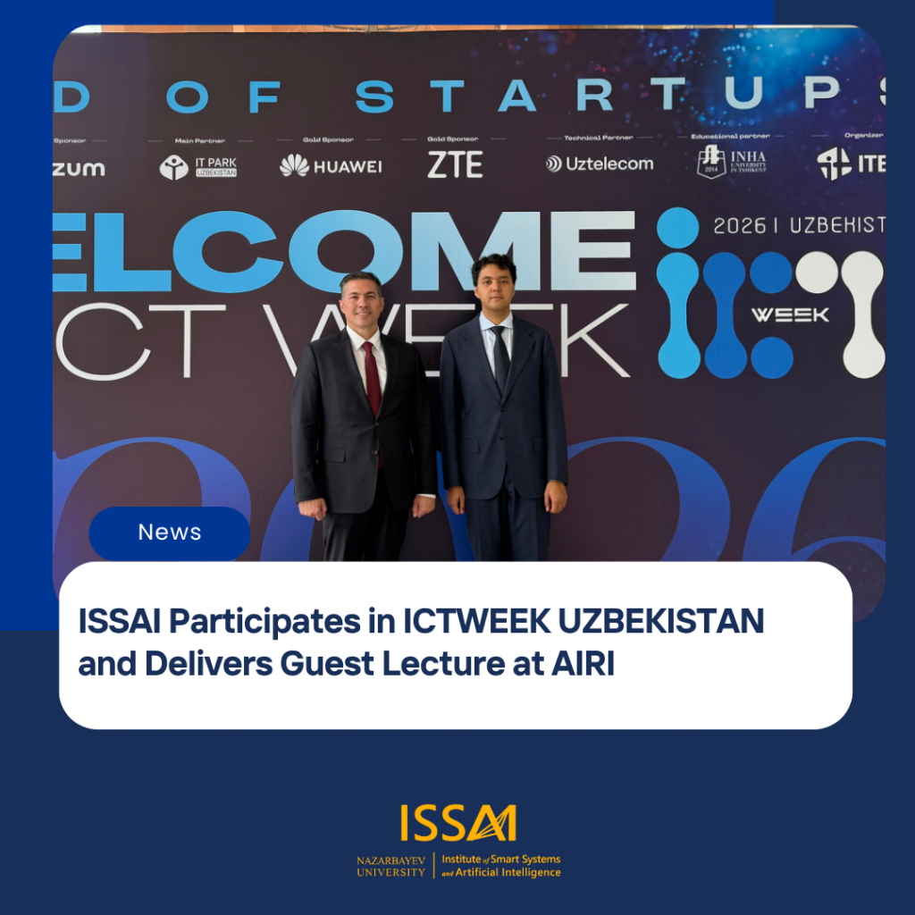 ISSAI Participates in ICTWEEK FORUM 2026 and Delivers Guest Lecture at AIRI